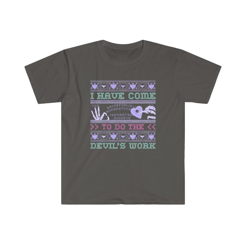 Pastel Halloween Shirt - Spooky Cute Witch T-Shirt - Pastel Goth Shirt - Creepy Cute Occult Unisex Shirt - Ugly Halloween Sweater T-Shirt image 4