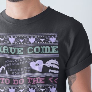 Pastel Halloween Shirt - Spooky Cute Witch T-Shirt - Pastel Goth Shirt - Creepy Cute Occult Unisex Shirt - Ugly Halloween Sweater T-Shirt image 6