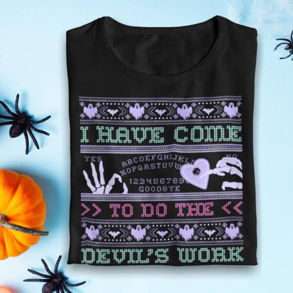 Pastel Halloween Shirt - Spooky Cute Witch T-Shirt - Pastel Goth Shirt - Creepy Cute Occult Unisex Shirt - Ugly Halloween Sweater T-Shirt
