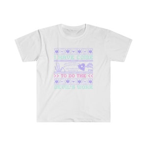 Pastel Halloween Shirt - Spooky Cute Witch T-Shirt - Pastel Goth Shirt - Creepy Cute Occult Unisex Shirt - Ugly Halloween Sweater T-Shirt image 2