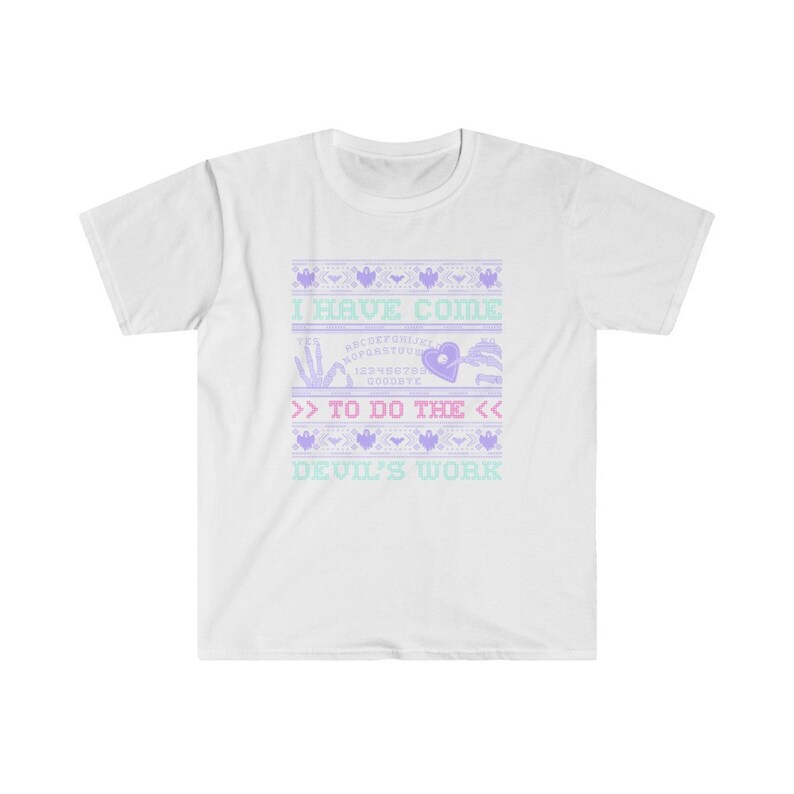 Pastel Halloween Shirt - Spooky Cute Witch T-Shirt - Pastel Goth Shirt - Creepy Cute Occult Unisex Shirt - Ugly Halloween Sweater T-Shirt image 2