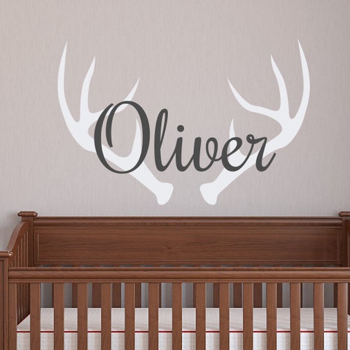 Personalized Hunting Wall Decal Rustic Nursery Decor Etsy