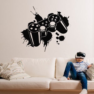 Game Controller Wall Decal: Gamer Room Decor