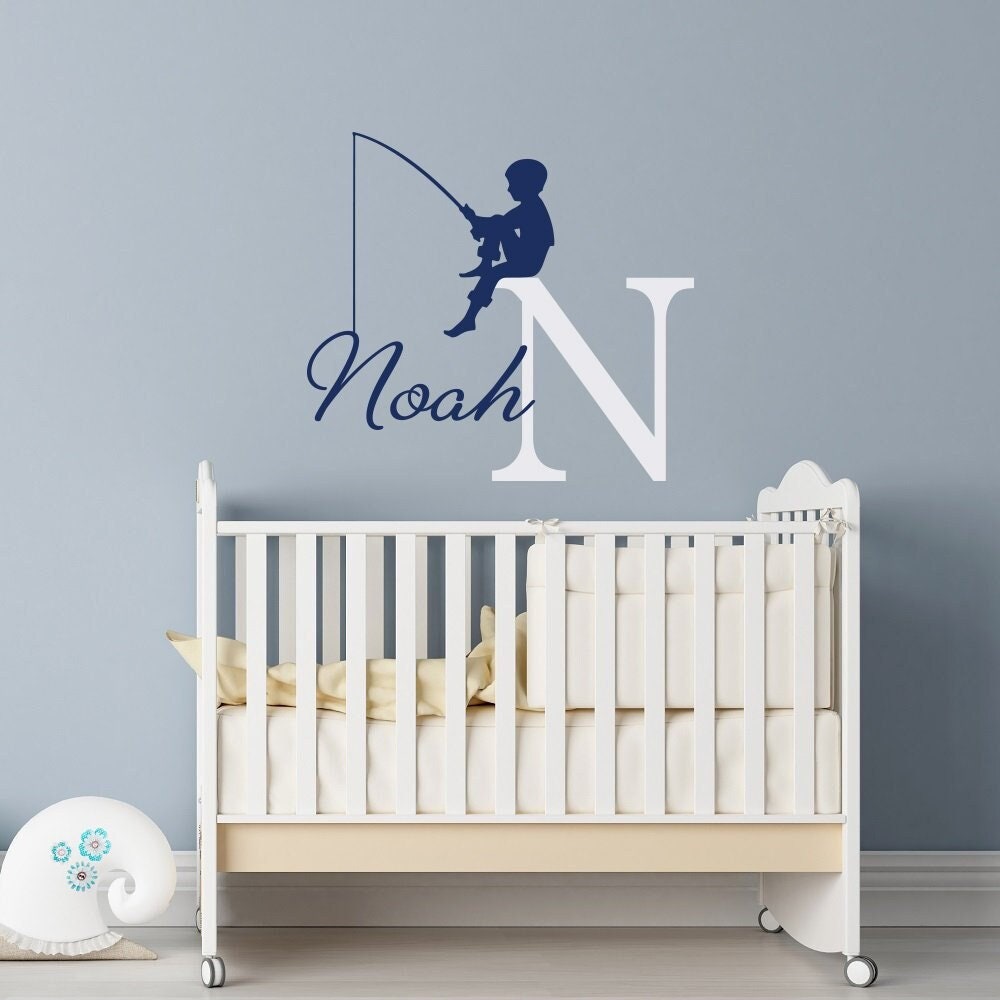 Boys Fishing Decal 