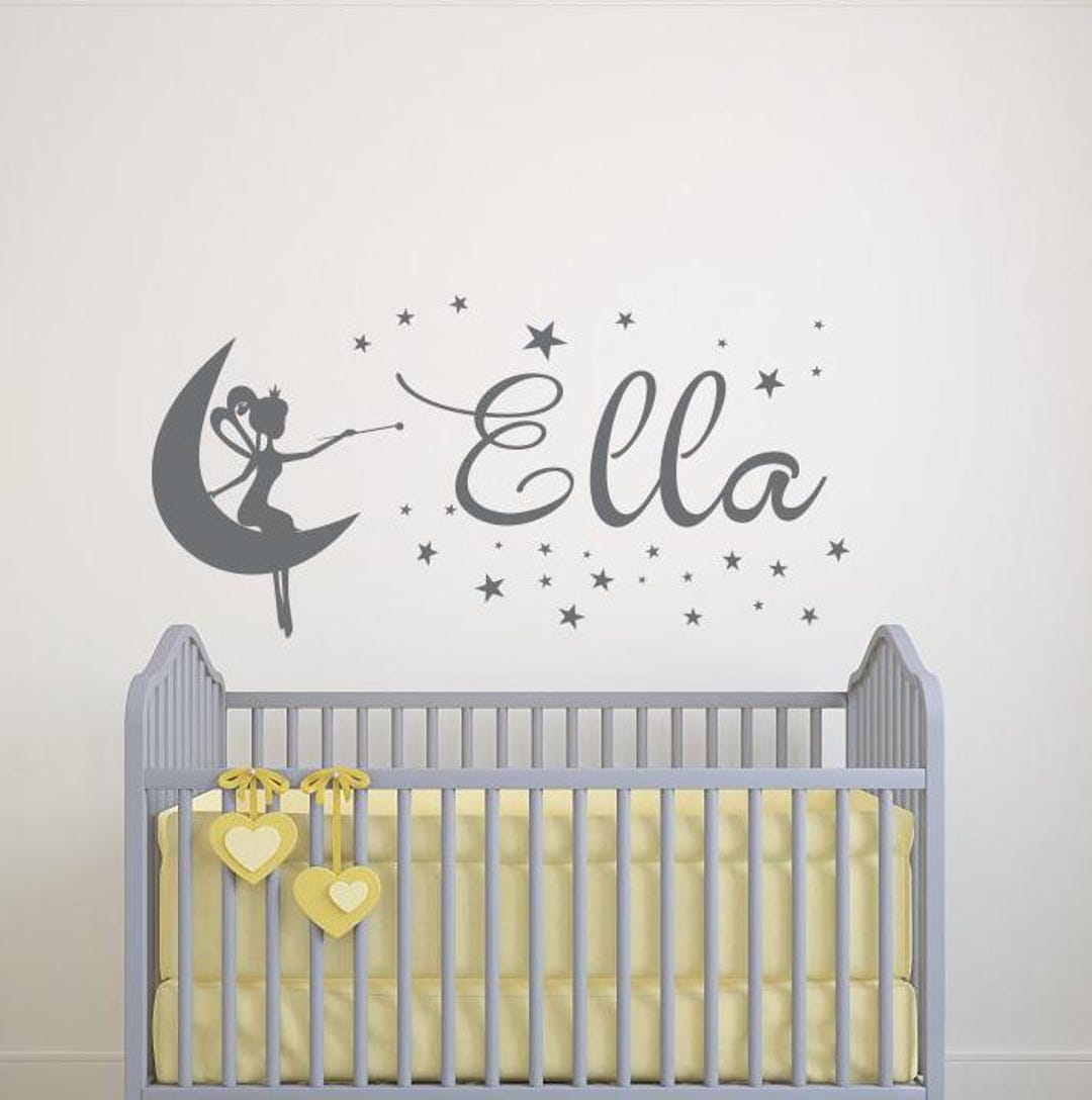 Personalized Fairy Name Wall Decal: Princess Girls Room Decor WW94 - Etsy