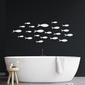 Fish Wall Decal: Under The Sea Nursery, Bathroom Decor