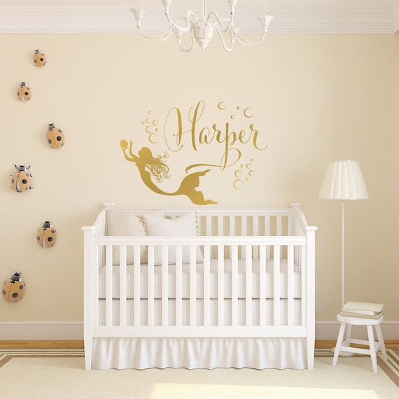 Sticker Mural Sirene Personnalise Nom Sirene Filles Salle Etsy Sticker Mural Sirene Personnalise Nom Sirene Filles Salle Etsy