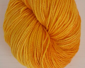 Tangerine - Albireo - Hand Dyed Vegan Yarn