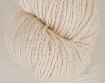 Vegan Stretchy Worsted Yarn for Dyers - Wholesale - Lyocell, Organic Cotton, Elastic - Bag of 10 Skeins