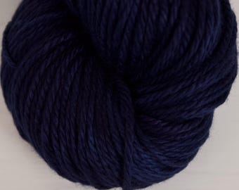 Midnight - Alnilam Worsted - Hand Dyed Vegan Yarn