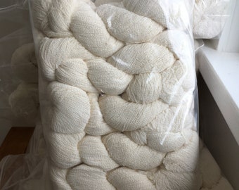 Vegan Sock Yarn Base for Dyers - Wholesale - Lyocell, Organic Cotton, Elastic - Bag of 10 Skeins