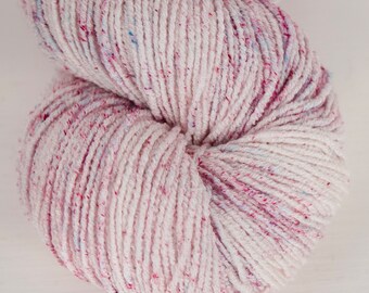 Raspberry Speckle - Pleiades - Hand Dyed Vegan Yarn