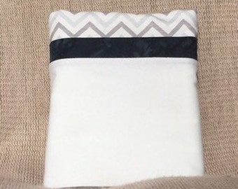 Pillowcase - White Chevron