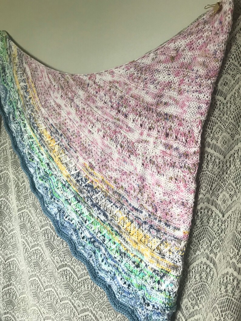 Hand Knit Shawl image 3