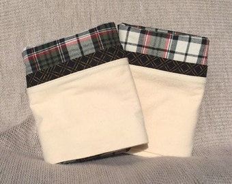 Pillowcase Set - Green Plaid