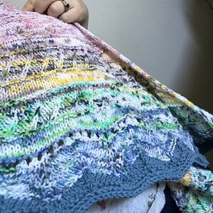 Hand Knit Shawl image 9