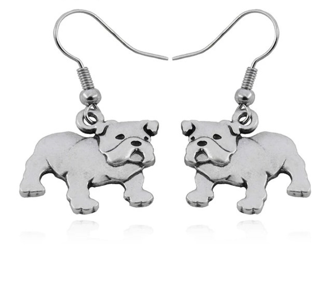 NEW English Bulldog Breed Earrings Etsy