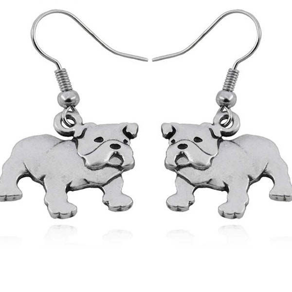 NEW- English Bulldog Breed Earrings