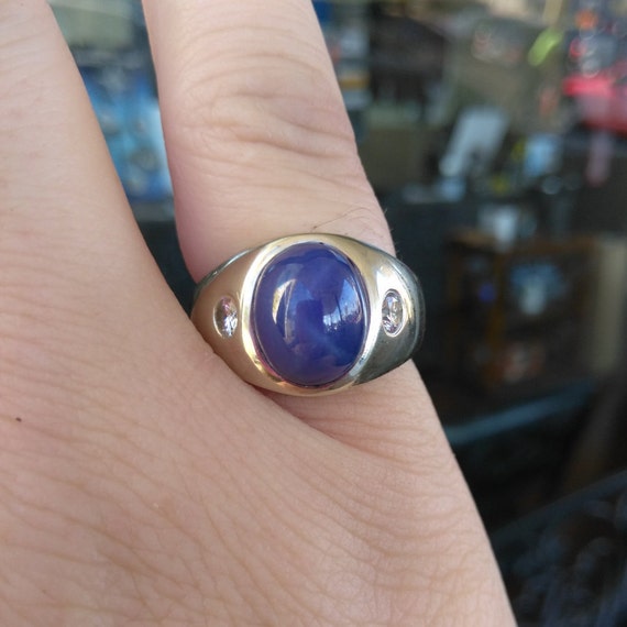 linde star sapphire ring linde star sapphire ring