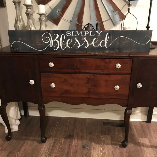 Blessed Sign - Etsy