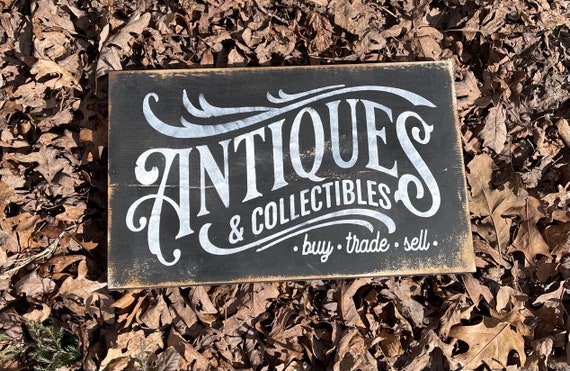 Farmhouse Antiques Sign / Vintage Sign / Antiques Sign / Rustic