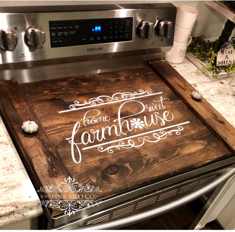 Home sweet farmhouse / noodle board / stove cover / noodle Etsy