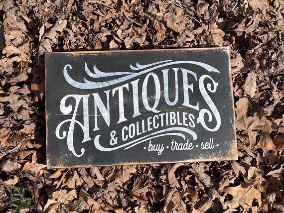 Farmhouse Antiques Sign / Vintage Sign / Antiques Sign / Rustic