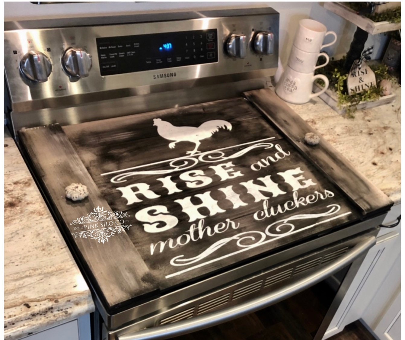 Decorative Stove Cover Noodle Board Noodle Boards Stove Top Cover Stove  Covers Gas Stove Cover Custom Stove Cover Personalized 