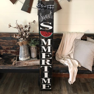 Sweet Summertime Sign / Watermelon Sign / Summer Decor / - Etsy