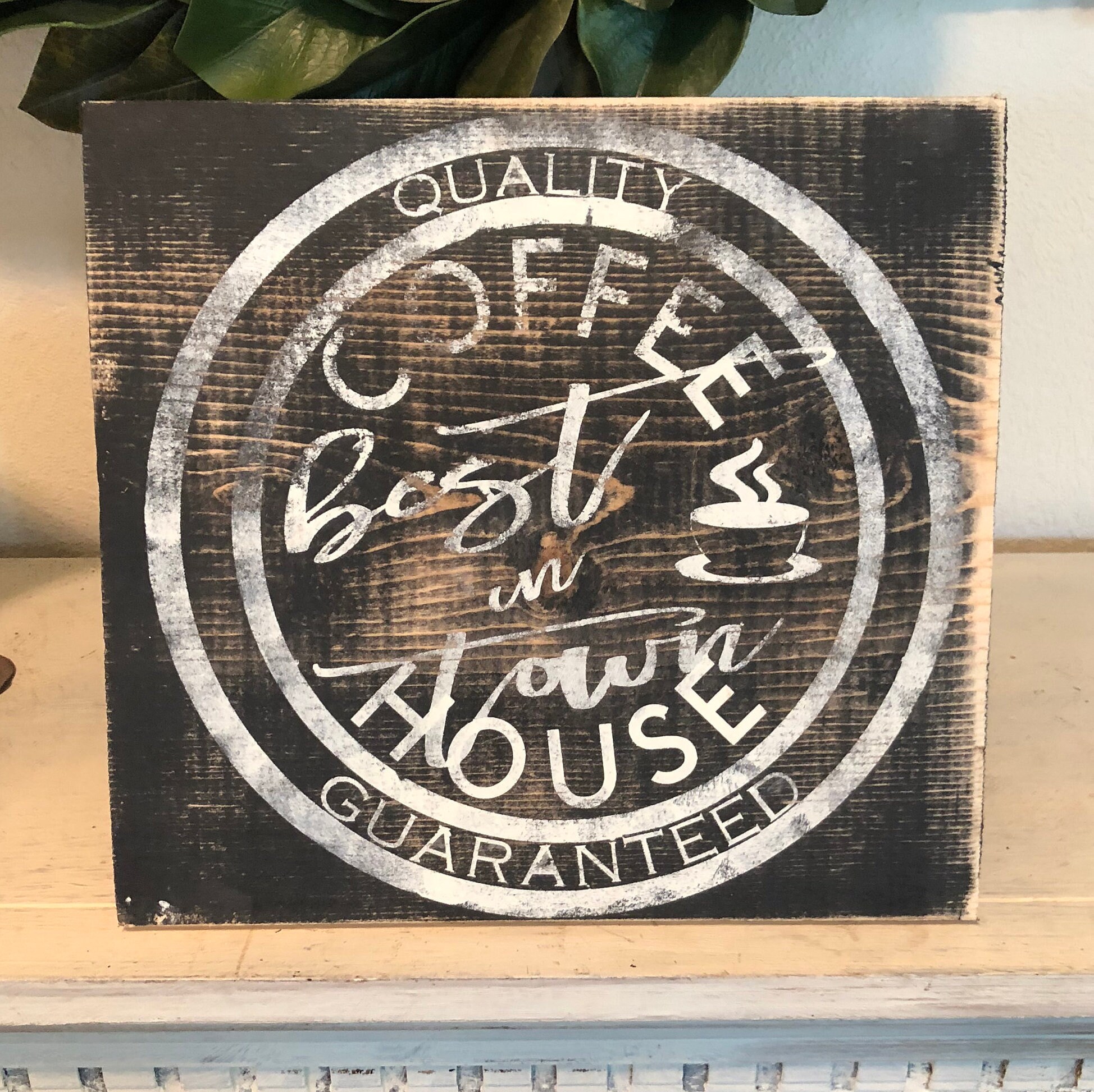 Coffee House Sign Coffee Sign Rustic Sign Farmhouse Etsy