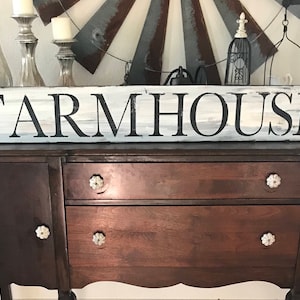 Farmhouse sign / you pick the size / farmhouse sign / rustic sign / farmhouse wall decor / distressed sign / hand painted wall decor