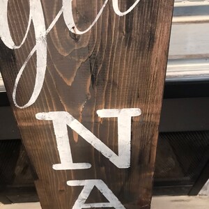 Large get naked bathroom sign / Bath sign / farmhouse bathroom sign / vertical bathroom sign / rustic bathroom sign / twine sign image 6
