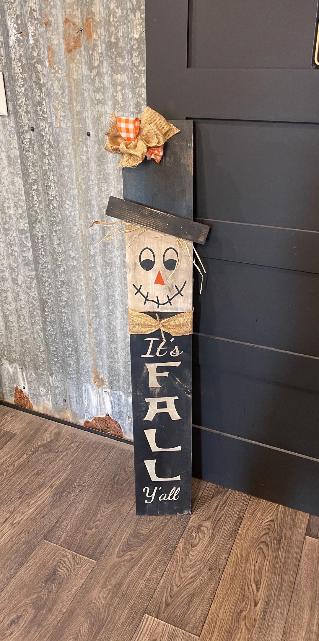Scarecrow Plank Style Wall Sign main image 1