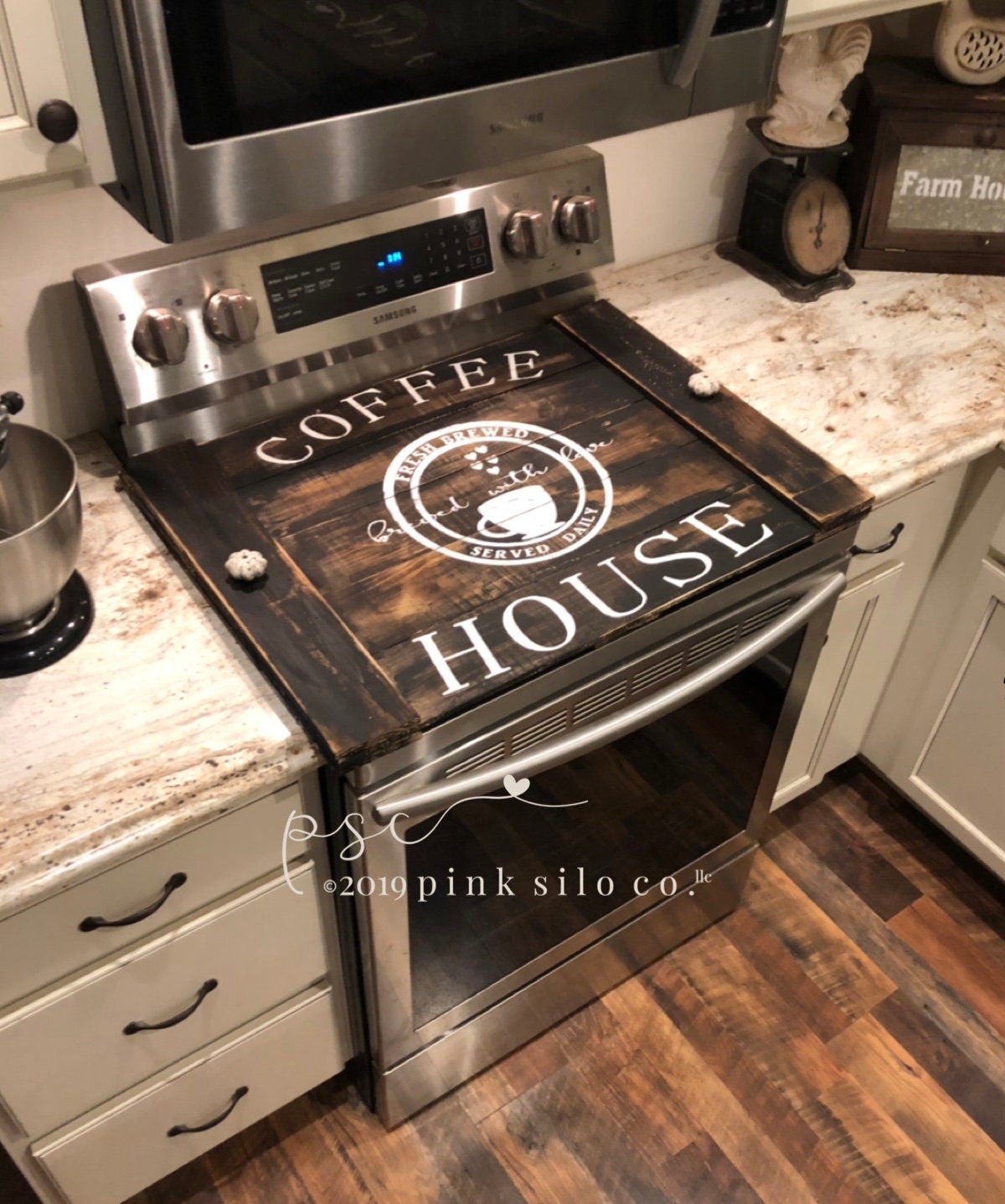 Coffee Noodle Board/ Stove Cover/ Stovetop Cover/ Boards for Stove