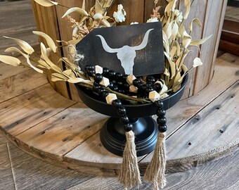 Ready to ship /  tiered tray set / cow decor / western decor