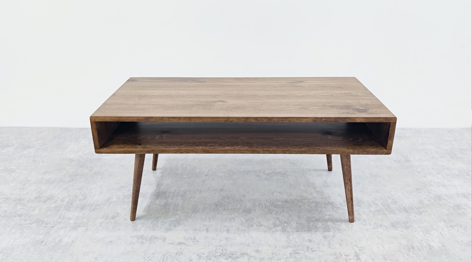 Mid Century Modern Coffee Table Minimalist Coffee Table Real Etsy