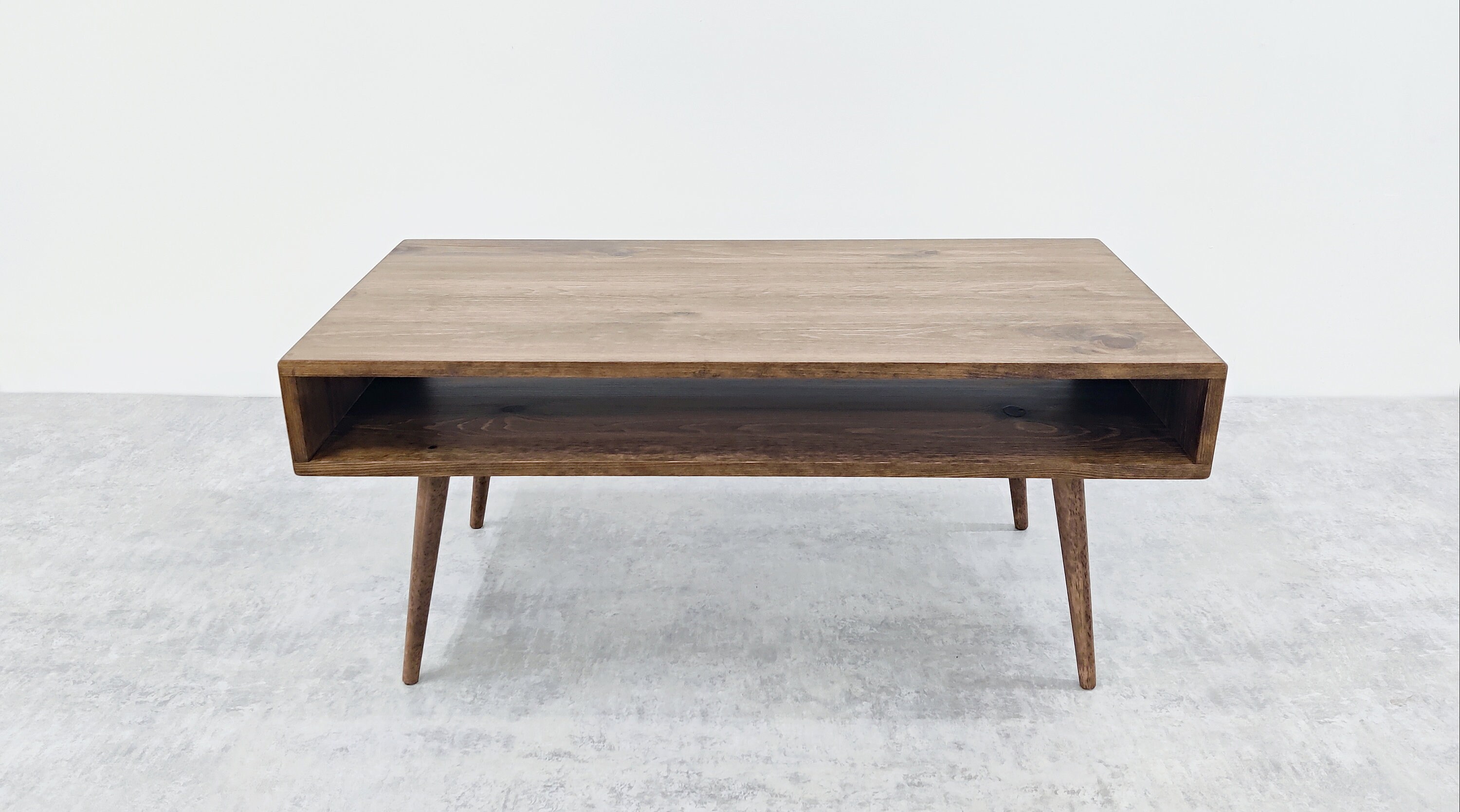 Mid Century Modern Coffee Table Minimalist Coffee Table Real Etsy