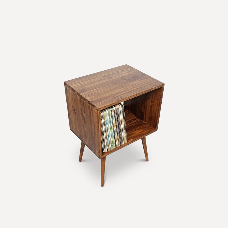 Mid Century Modern Record Console, Record Player Console, Record Player Storage, MCM image 6