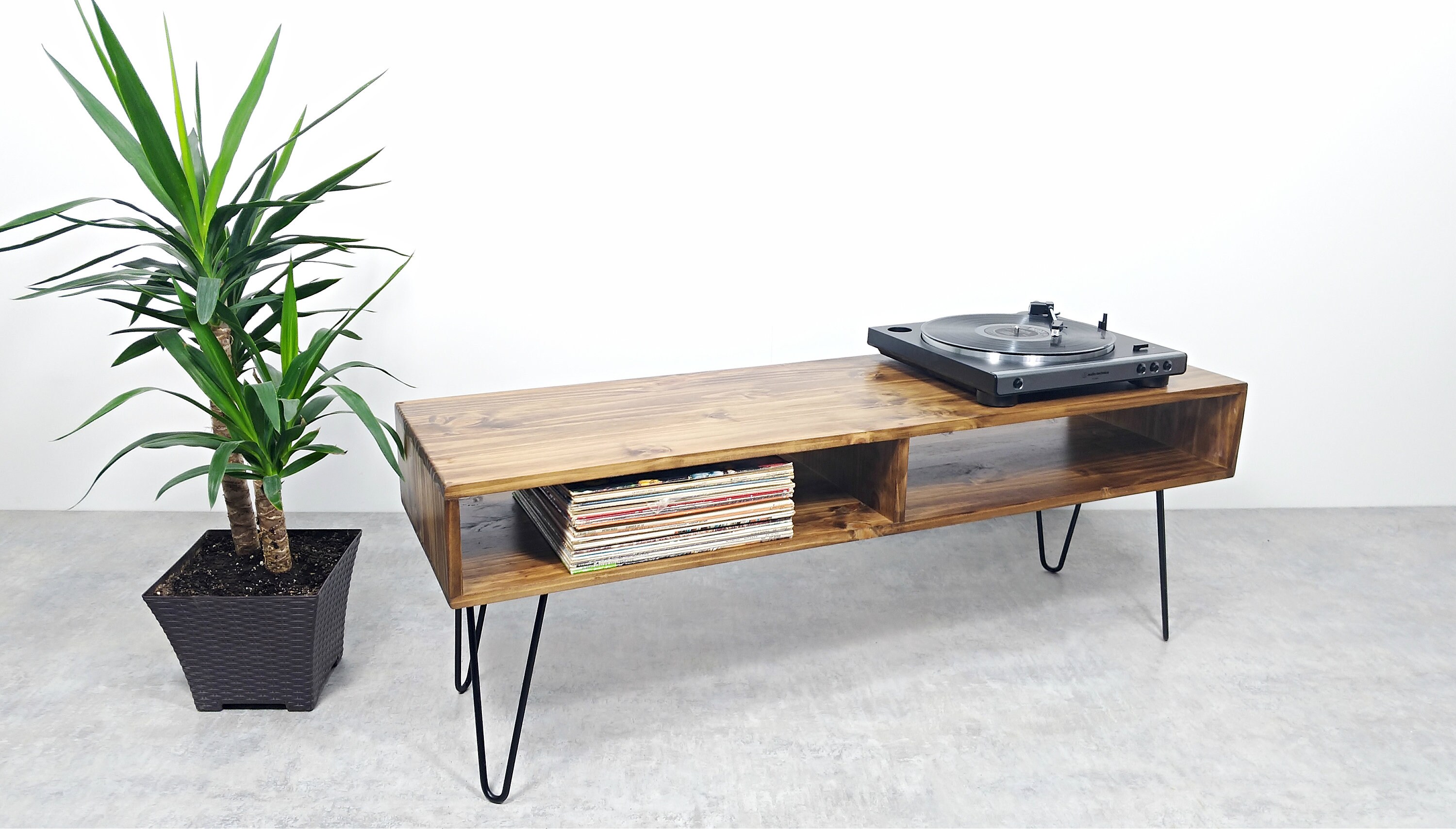 Scandinavian Media Console TV Console Record Player Console Etsy