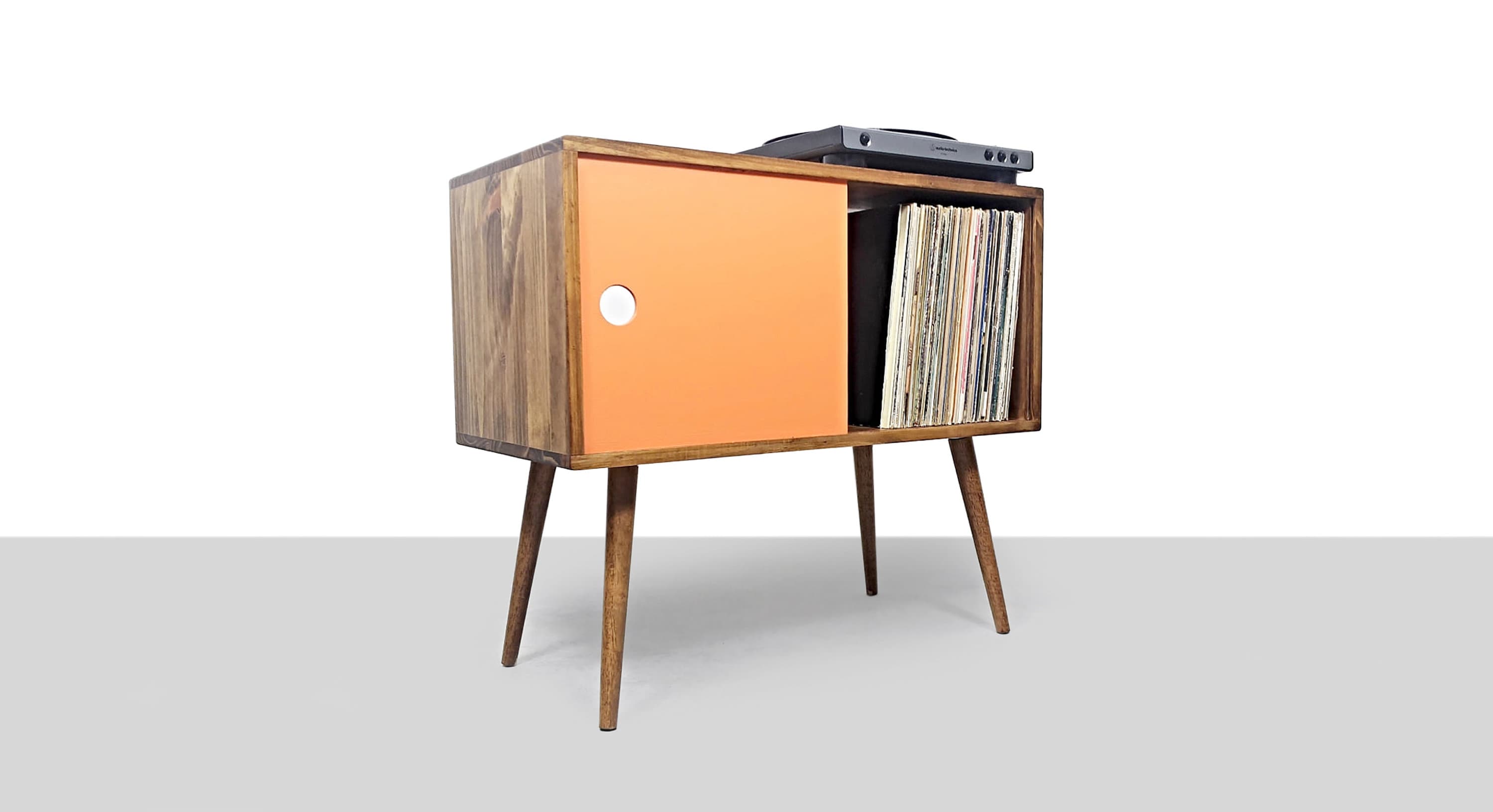 Table for Record Player Stand Cabinet MCM Mid Century Modern 