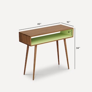 Scandinavian Entryway Console, Minimalist Entryway Table image 6