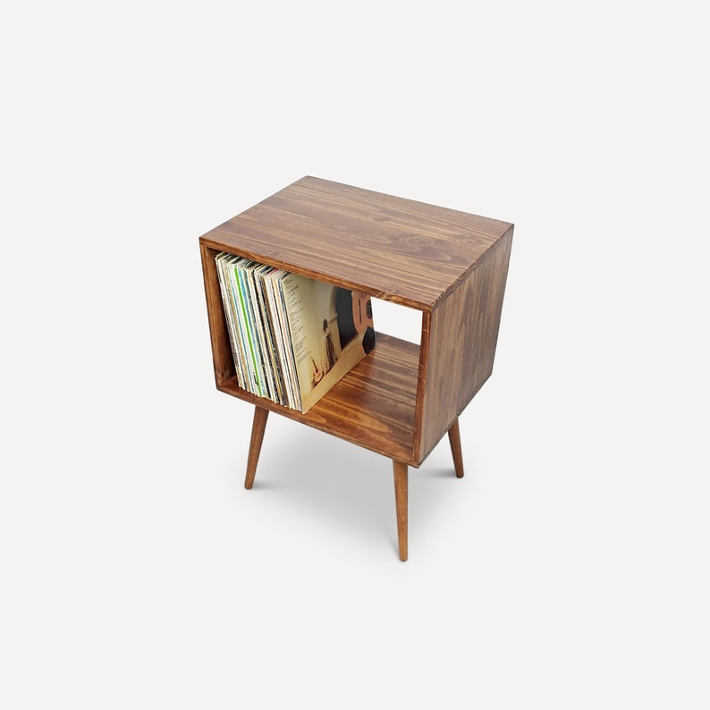 Mid Century Modern Record Console, Record Player Console, Record Player Storage, MCM image 7