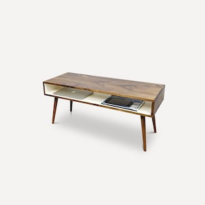 Scandinavian, Mid Century Modern Coffee Table, Minimalist Coffee Table image 7