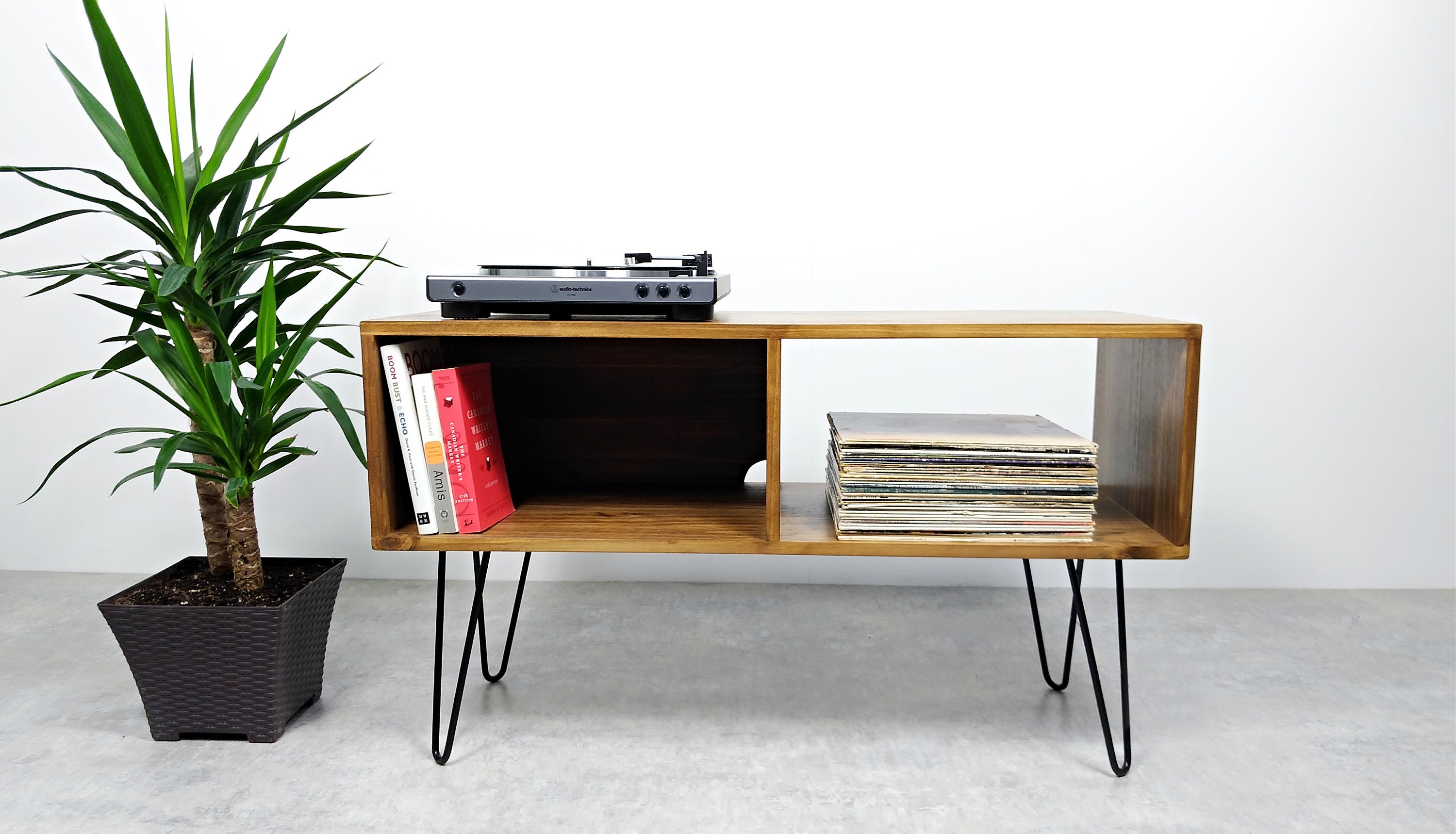 Media Console TV Console Side Console Hairpin Leg Etsy Canada