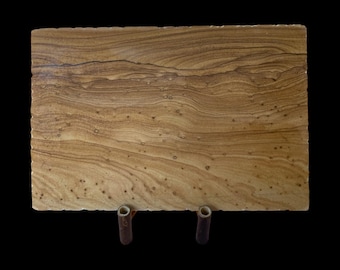 Natural Sandstone Slab, Desert Dunes Wood Pattern, Art Stone