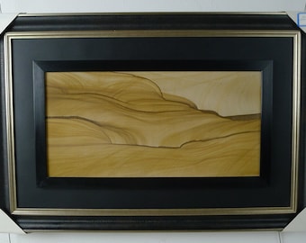 Framed Gorgeous Picture Sandstone Natural Rock Sierra Painting Landscape