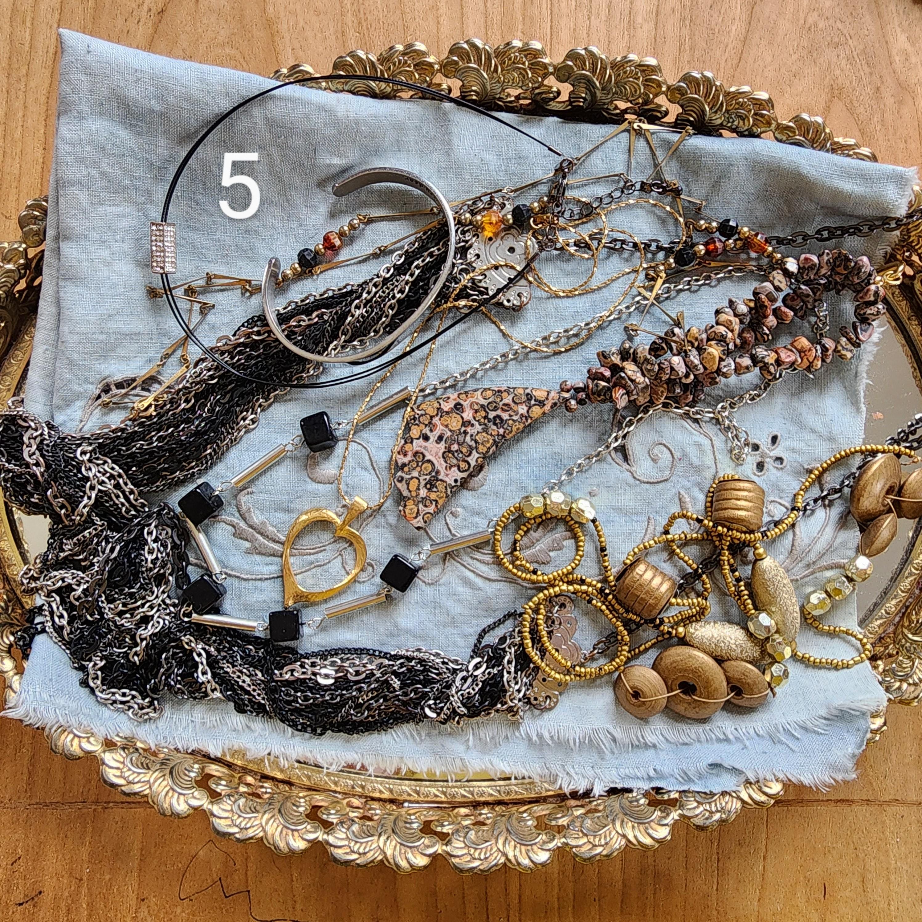 Vintage Used Costume Jewelery 8 Pieces. Pick Which One You