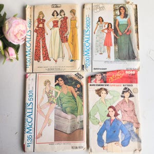 Vintage naaipatronen jaren 70-80 - maat 12 / maat A