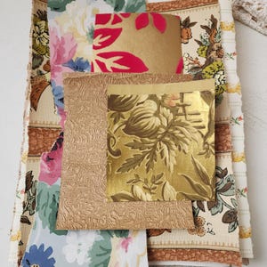 Recortes de papel tapiz vintage: papel para álbumes de recortes, fabricado en EE. UU., de las décadas de 1900, 1950 y 1980 (15 piezas)