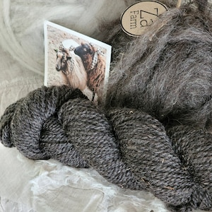 Shetland sheep 2 play yarn. Sheep wool yarn. Knitting yarn.